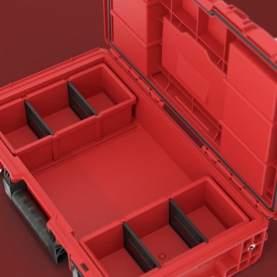 Prekės „Dėžė įrankiams QBRICK SYSTEM PRIME TOOLBOX 150 PROFI RED ULTRA HD CUSTOM“ paveikslėlis