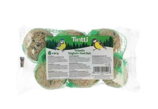 Prekės „Lesalas, riebaliniai kamuoliukai Tintti, 6x90 g“ paveikslėlis
