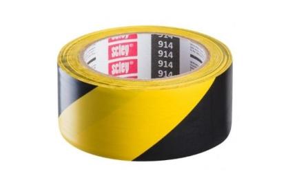 Prekės „Juosta įspėjamoji lipni 914 geltona/juoda 33m 48mm“ paveikslėlis