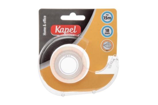 Prekės „Skaidri juosta Kapel, 18 mm x 15 m“ paveikslėlis
