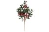 Prekės „Šakelė raudonomis uogomis  Branch Kapel, 25 cm“ paveikslėlis