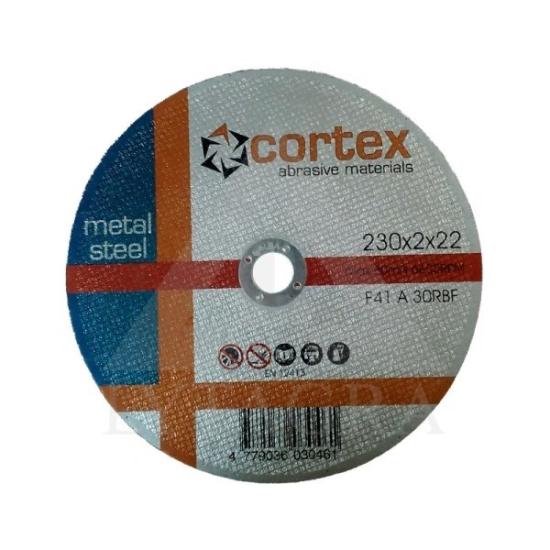 Prekės „Diskai metalo pjovimui 230x2x22, mm 10 vnt Cortex“ paveikslėlis