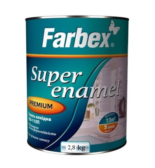 Prekės „Emalė alkidinė PF-115P šv.žalia 2,8 kg Farbex“ paveikslėlis
