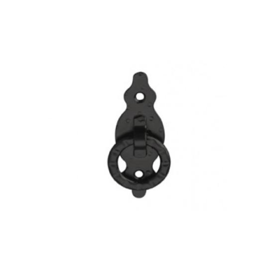 Prekės „Baldinė rankenėlė 80x30mm juoda 1001“ paveikslėlis