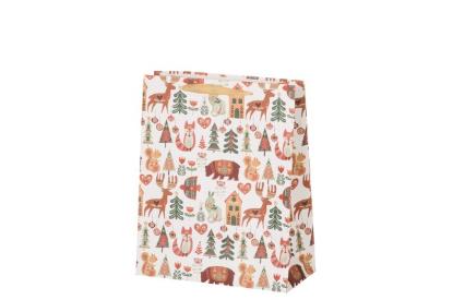 Prekės „Maišelis dovanų 26x32x12cm Folk Winteria“ paveikslėlis