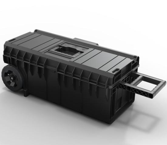 Prekės „Įrankių dėžė su ratais 793x385x322 Qbrick“ paveikslėlis