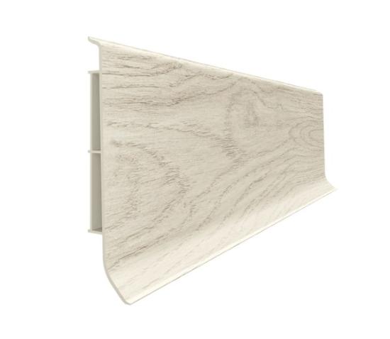 Prekės „Grindjuostė LINELA 404 OAK AUCKLAND 200x8x1,6cm dekoratyvinė plastikinė grindų juosta“ paveikslėlis