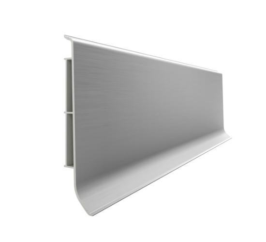 Prekės „Išorinis kampas grindjuostės LINELA 411 SILVER 1pak-2vnt“ paveikslėlis