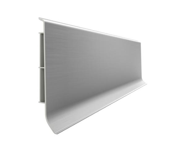 Prekės „Užbaigimas grindjuostės LINELA 411 SILVER 1pak-2 vnt“ paveikslėlis