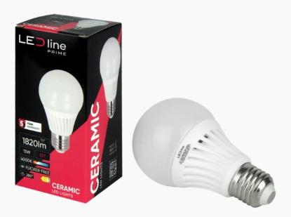 Prekės „Lempa LED E27 13W A65 1820lm LEDline“ paveikslėlis