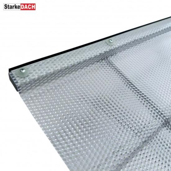 Prekės „Stogelis prie durų STARKEDACH Diamond T-150 skaidrus apsaugai nuo kritulių“ paveikslėlis