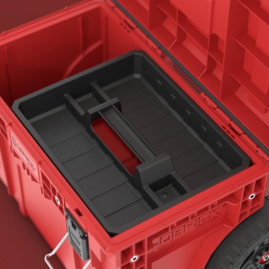 Prekės „Dėžė įrankių su ratukais Red Prime Qbrick Akcija“ paveikslėlis