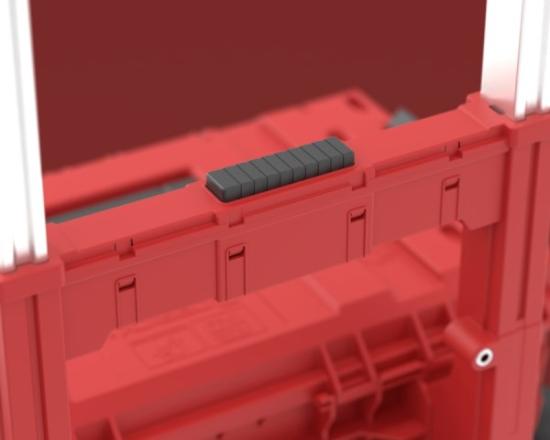 Prekės „Dėžė įrankių su ratukais Red Prime Qbrick Akcija“ paveikslėlis