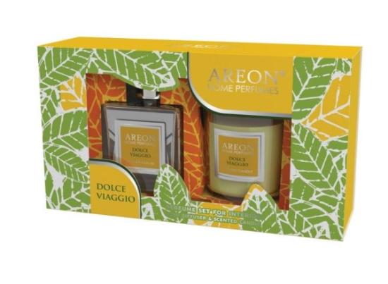 Prekės „Rinkinys 150ml+žvakė Dolce Viaggio Areon“ paveikslėlis