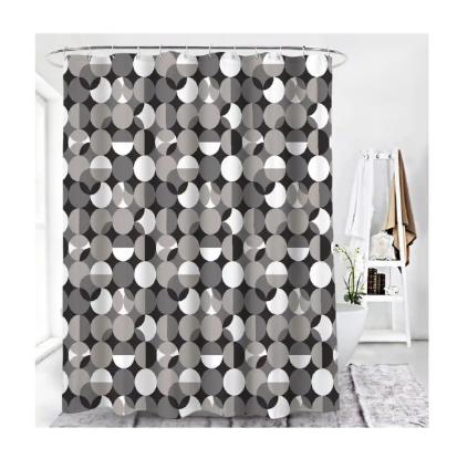 Prekės „Užuolaidos voniai MOONPHASE 180X200cm“ paveikslėlis