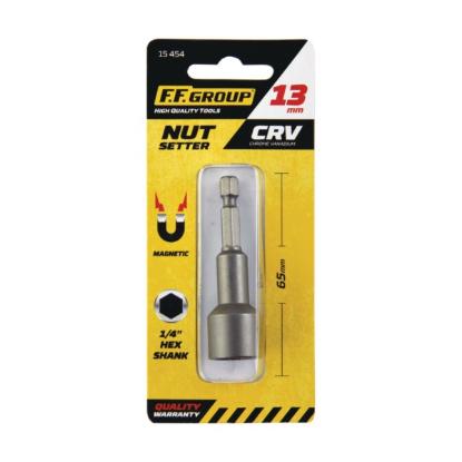 Prekės „Galvutė magnetinė 12x65 mm CrV FFG“ paveikslėlis