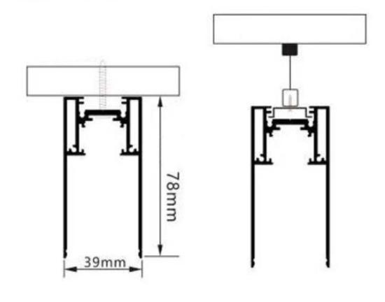 Prekės „LED magnetinė sistema S35, plotis 3.5cm, kabanti/paviršinė, balta, ilgis 2m“ paveikslėlis