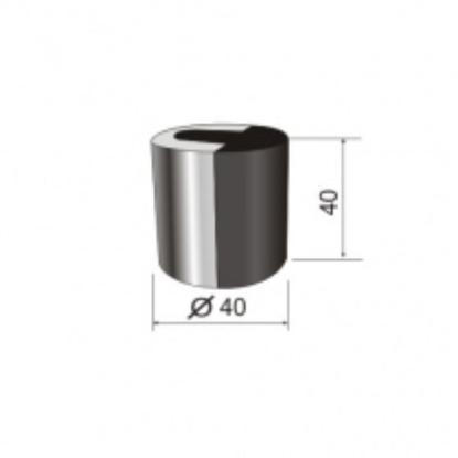 Prekės „Atrama durų 40x40 mm chromo matinė Aspro A-80007-01-002“ paveikslėlis