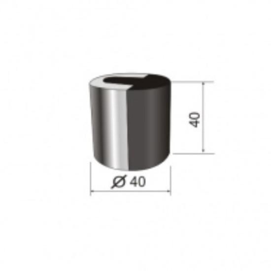 Prekės „Atrama durų 40x40 mm chromo matinė Aspro A-80007-01-002“ paveikslėlis