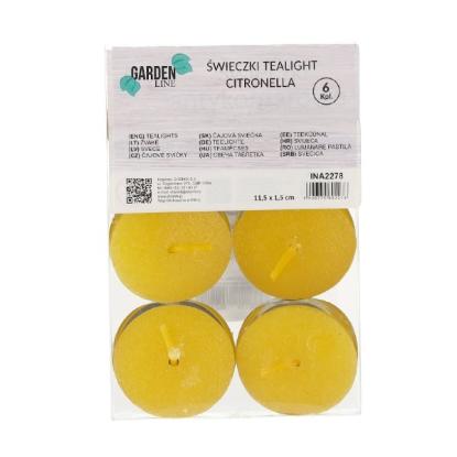 Prekės „Žvakės nuo uodų 6 vnt Citronella“ paveikslėlis