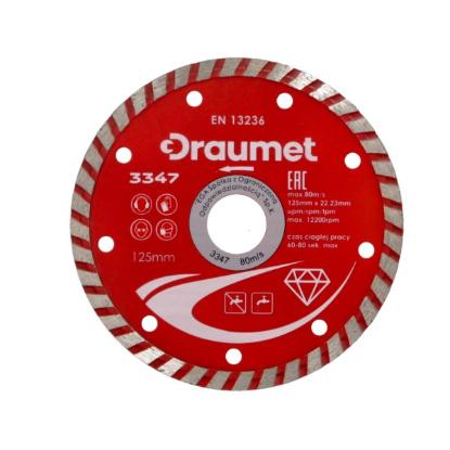 Prekės „Diskas deimantinis 115x2,4x22,2 mm Turbo Draumet“ paveikslėlis