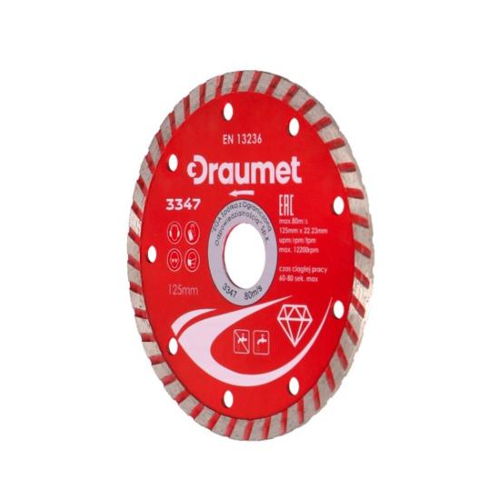 Prekės „Diskas deimantinis 115x2,4x22,2 mm Turbo Draumet“ paveikslėlis