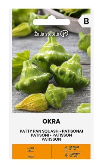 Prekės „Sėklos patisonų Okra“ paveikslėlis