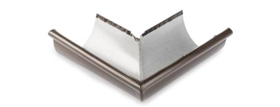 Prekės „Latako išorinis kampas 90/125 PUR 0.60 tamsiai pilkas Metalmaster“ paveikslėlis