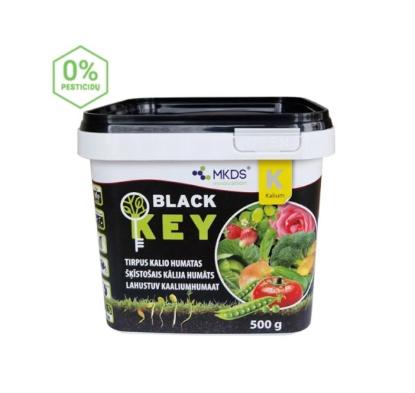 Prekės „Trąšos tirpus kalio humatas Black KEY 500 g“ paveikslėlis