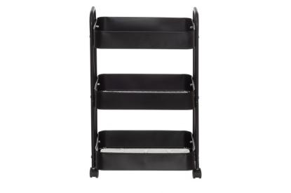 Prekės „Lentynėlė su ratukais, balta, 3 lentynos 71cm 4Living“ paveikslėlis