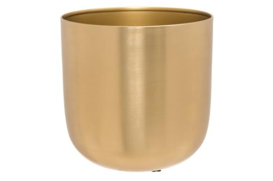 Prekės „Vazonas geltonas 18cm Goldie 4Living“ paveikslėlis