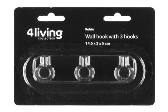 Prekės „Pakaba 3 vietų juoda Robin 4Living“ paveikslėlis