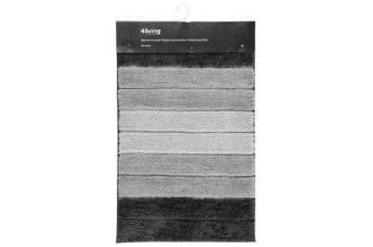 Prekės „Vonios kilimėlis 50x80cm pilkas 4Living“ paveikslėlis