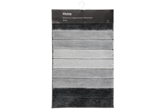 Prekės „Vonios kilimėlis 50x80cm pilkas 4Living“ paveikslėlis