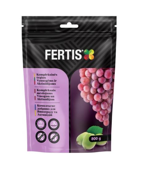 Prekės „Kompleksinės trąšos vynuogėms ir aktinidijoms 0,8 kg Fertis“ paveikslėlis