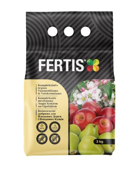 Prekės „Trąšos vaismedžiams/vaiskrūmiams 3kg Fertis“ paveikslėlis