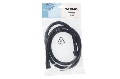 Prekės „Žarna dušo 1,5m juoda S/S Tarmo“ paveikslėlis