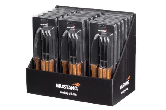 Prekės „Peiliai steikui 4vnt Mustang“ paveikslėlis