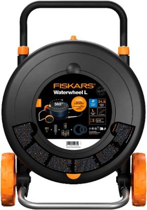 Prekės „Ritė laistymo + žarna ½" 30m Fiskars“ paveikslėlis
