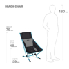 Prekės nuotrauka Turistinė kėdė Helinox Beach Chair (re) - Juoda