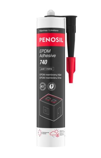 Prekės „PENOSIL EPDM Adhesive 740 hibridiniai klijai, juodi, 290 ml“ paveikslėlis