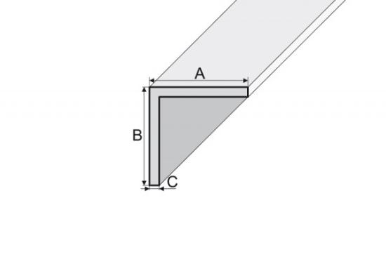 Prekės „Aliuminis profilis Effector, B16 40x40x2mm 2m  kampinis lygiašonis“ paveikslėlis