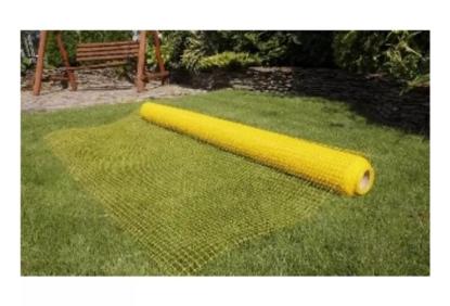 Prekės „Geltonas apsauginis tinklas nuo kurmių COVERMAX 2x200 m“ paveikslėlis