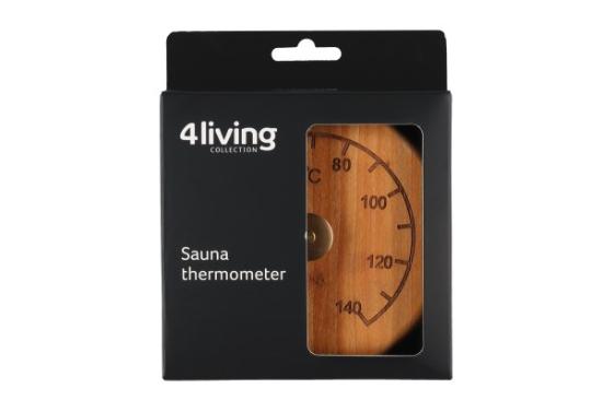 Prekės „Termometras saunai alksnis 4Living“ paveikslėlis