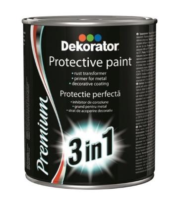 Prekės „Dažai 3in1 DEKORATOR sidabro hammer 2.5 l“ paveikslėlis