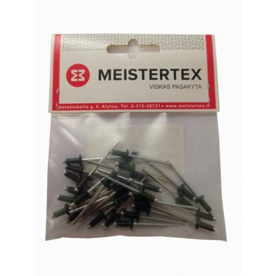 Prekės „Kniedės 3,2x8 RAL 6020 30 Meistertex“ paveikslėlis