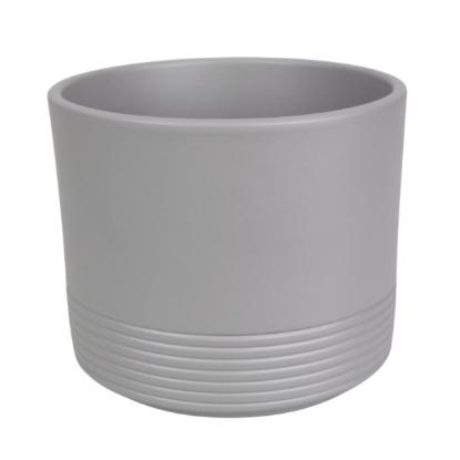 Prekės „Vazonas pilkas 22cm Rille 992“ paveikslėlis