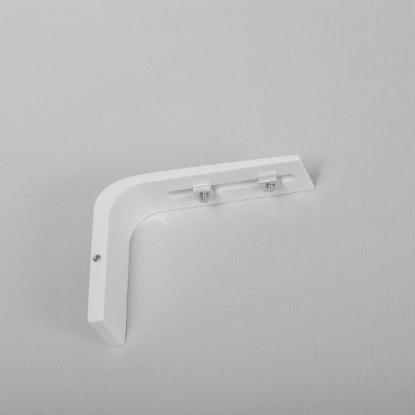 Prekės „Laikiklis karnizui UNIVERSAL baltos spalvos L8,8cm“ paveikslėlis