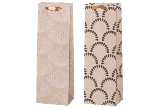 Prekės „Maišelis dovanų buteliams 12x36x9cm Kapel“ paveikslėlis