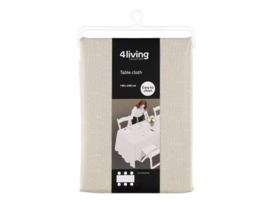 Prekės „Staltiesė 140x240cm beige Elise 4Living“ paveikslėlis